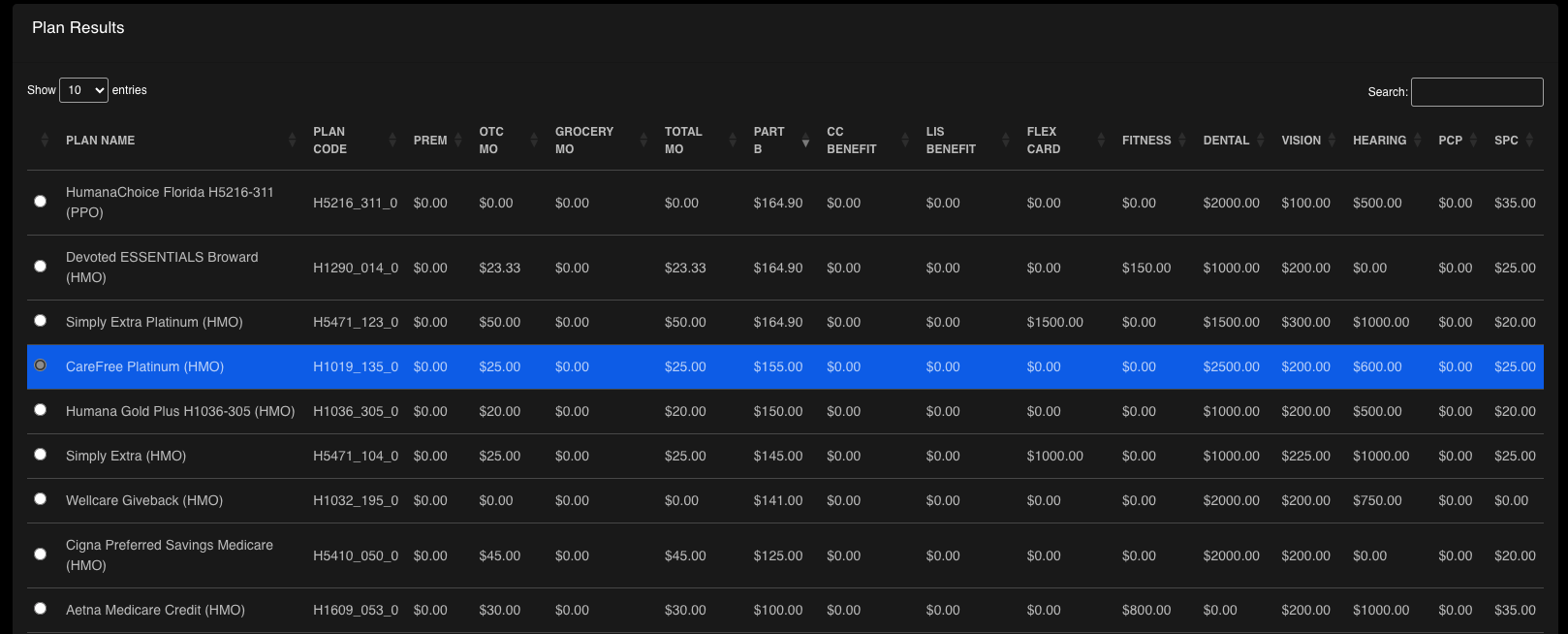 Select & Compare